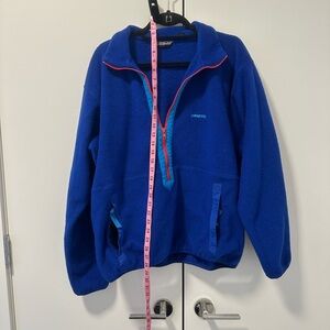 Patagonia Retro Blue Zip-Up Fleece Jacket – 1990s Vintage